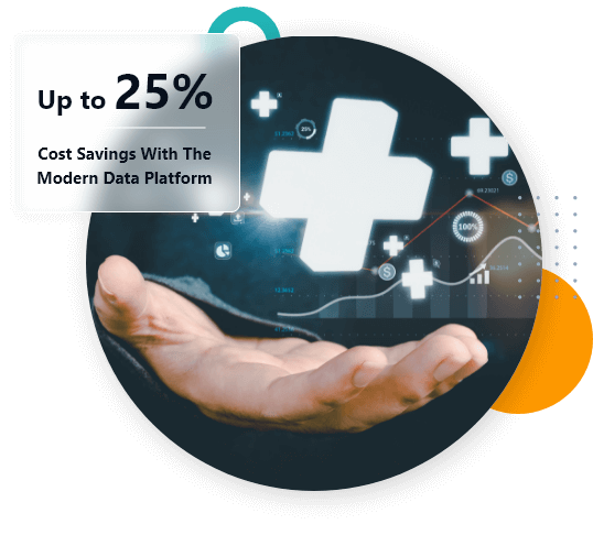 Case Study banner image of the - Up to 25% Cost Savings With The Modern Data Platform - Anblicks Unlock the Secret to Healthcare Data Success